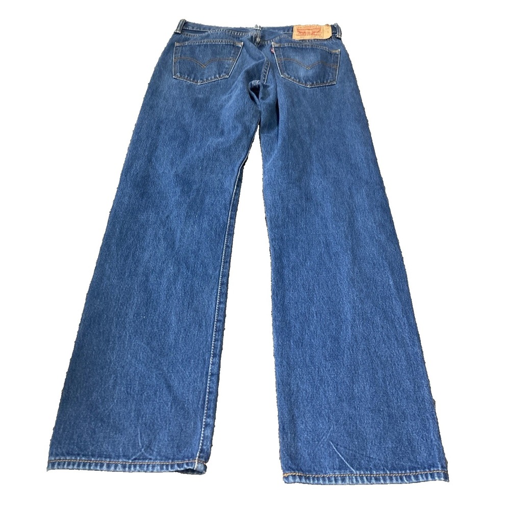 Levi's 501 XX Jeans Mens W34 L34 Actual 34x29 Button Fly Straight Leg Vintage - Picture 4 of 13